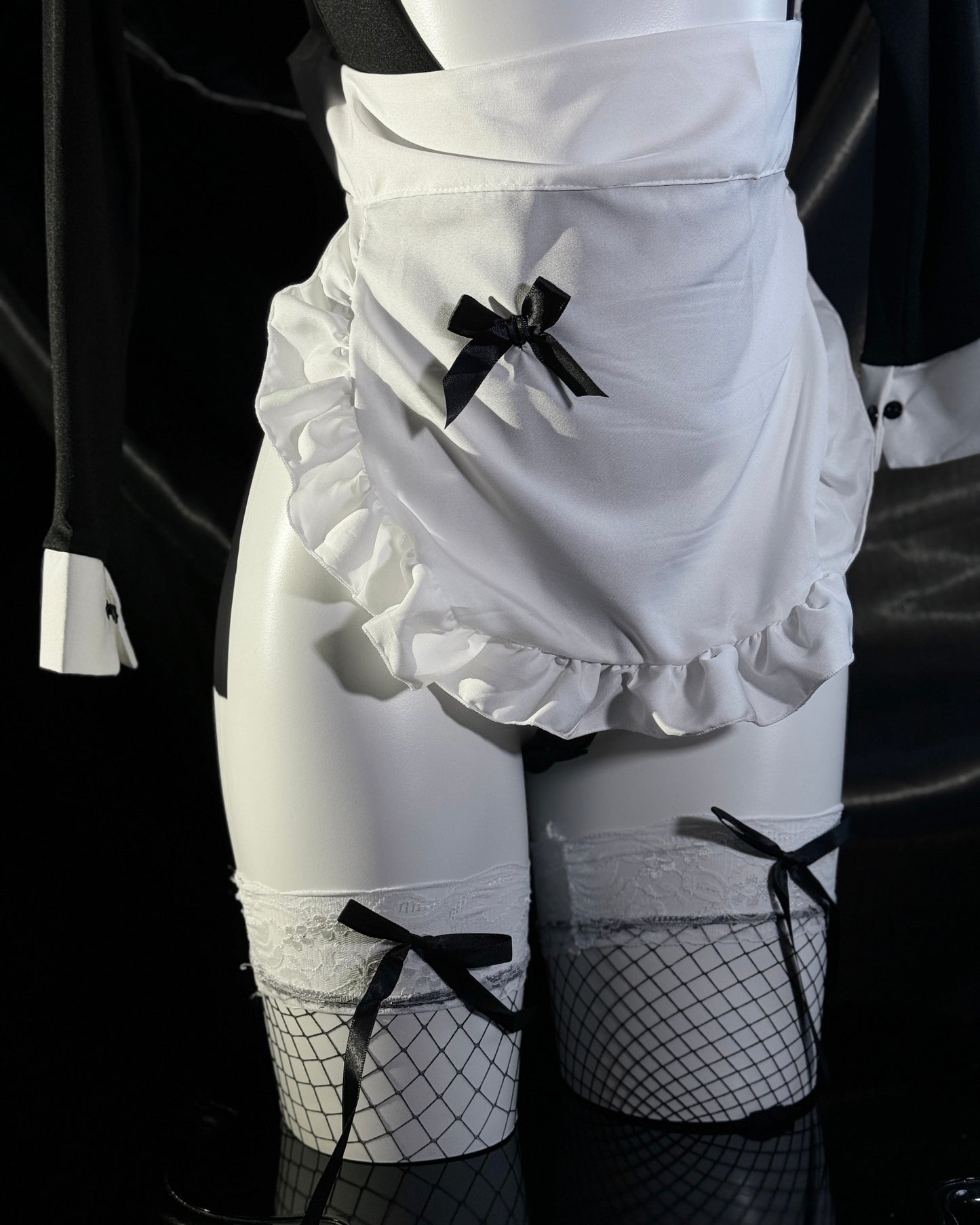 Shy Maid Bodysuit and Tube Top Costume Lingerie Set