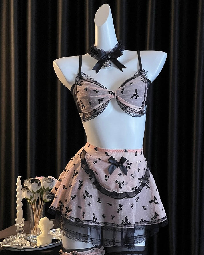 Blackpink Dolly Maid Costume Lingerie Set