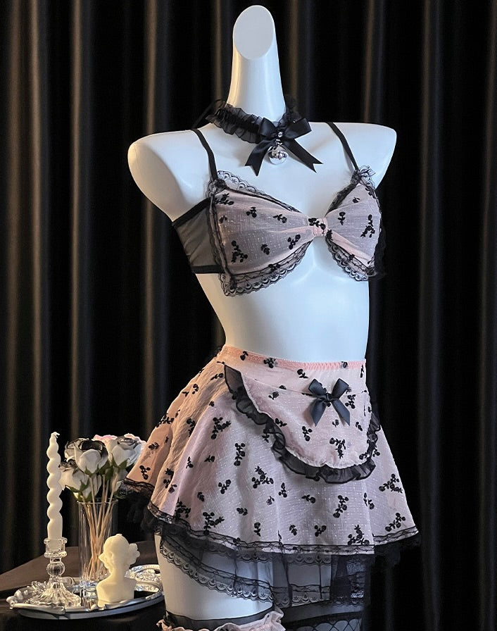 Blackpink Dolly Maid Costume Lingerie Set