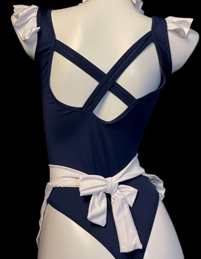 Sporty Maid Bodysuit Costume Lingerie Set