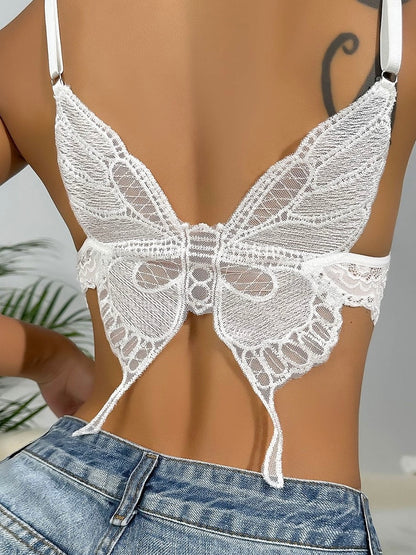 Butterfly Lace Bralette Lingerie