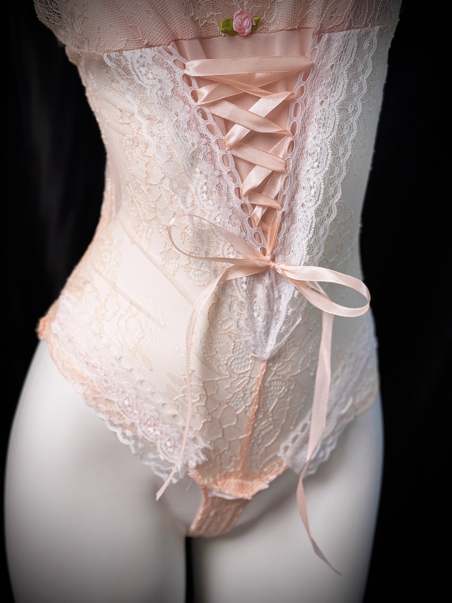 Dolores Lolita Roses Lace Teddy Lingerie