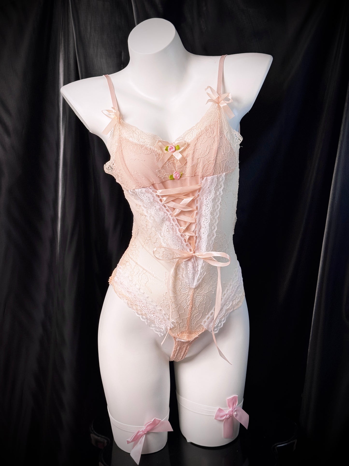 Dolores Lolita Roses Lace Teddy Lingerie