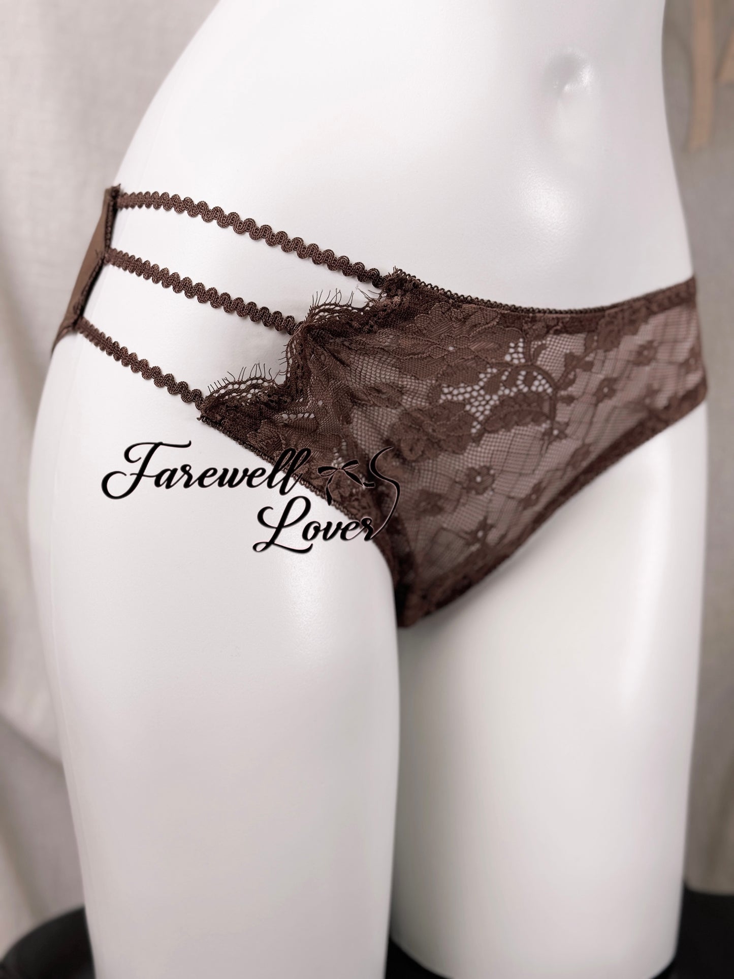 Caramel Macchiato Add-2-cups Padded Lace Bra Set