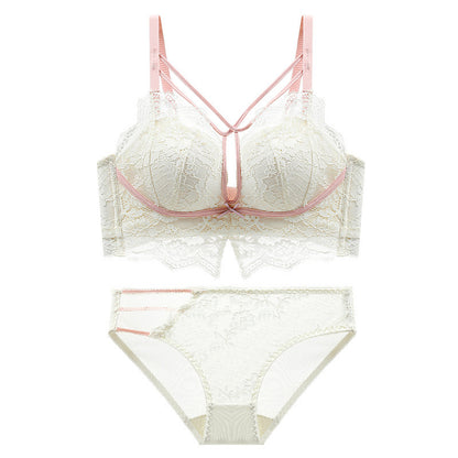 Caramel Macchiato Add-2-cups Padded Lace Bra Set